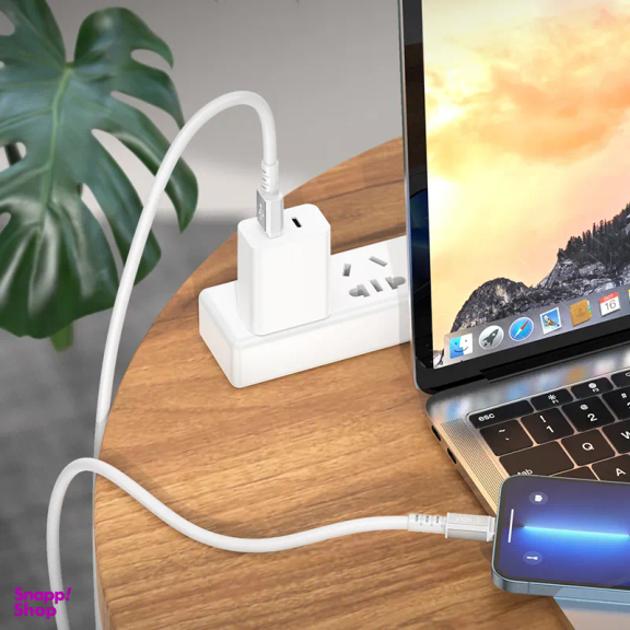 کابل دیتا USB به Lightning نکسا مدل L51 طول 1 متر