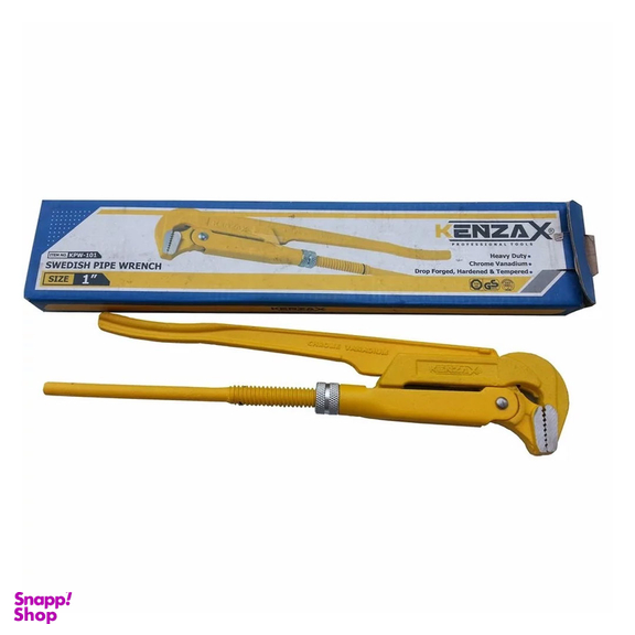 آچار لوله گیر کنزاکس مدل دو دسته kpw-101 سایز 1 اینچ