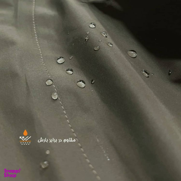 کاپشن کوهنوردی گرتکس مردانه ریسا کد 4603 رنگ نسکافه ای