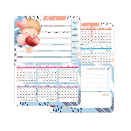 ماگ لاژید مدل عید نوروز و هفت سین کد Cards به همراه تقویم سال 1403 لاژید مدل آهن ربایی کد 009 مجموعه ۲ عددی