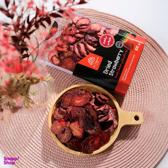 میوه‌ خشک زرنگاران طعم پرتقال و توت فرنگی و کیوی و آلو وزن 430 گرم بسته 4 عددی