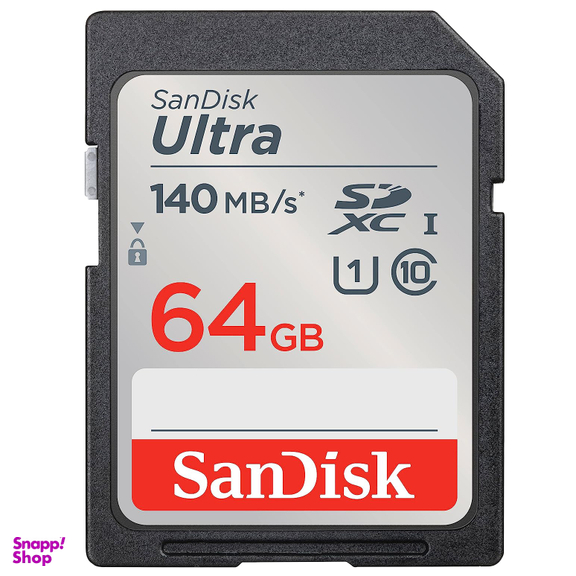 کارت حافظه SDXC سن دیسک مدل Ultra کلاس 10 استاندارد UHS-I U1 سرعت 140 مگابایت بر ثانیه ظرفیت 64 گیگابایت