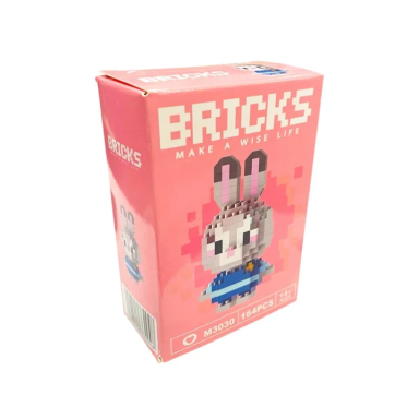 لگو جیسی بریکس مدل خرگوش زوتوپیا کد 3030 رنگ صورتی روشن