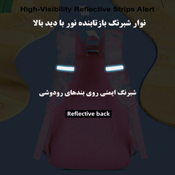 کوله پشتی مدرسه کد 5070 به همراه کیف ظرف غذا و جامدادی