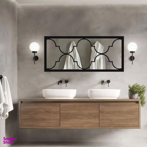 آینه سرویس بهداشتی الف مدل نیم قد همراز کد ALF