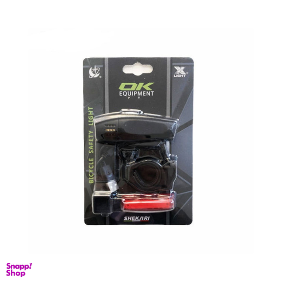 چراغ جلو و عقب دوچرخه اوکی مدل XC-241238