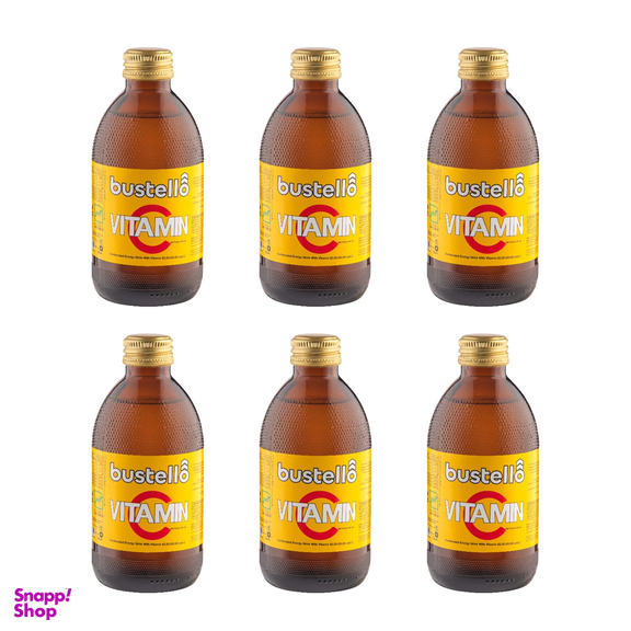 نوشیدنی ویتامین سی باستلو حجم 250 میلی لیتر بسته 6 عددی