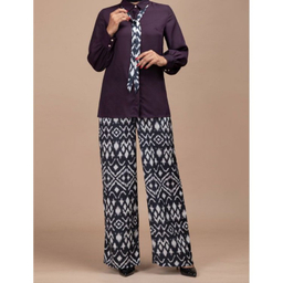 شومیز زنانه برنس مدل الیانا رنگ بنفش