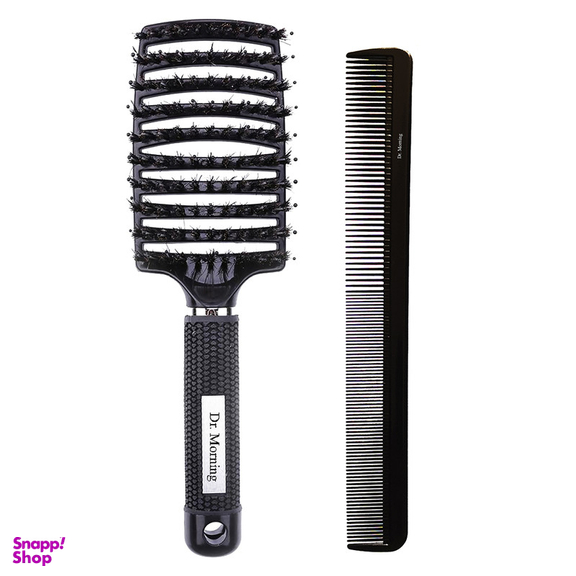 برس اکستنشن مو دکتر مورنینگ کد HT6W به همراه شانه