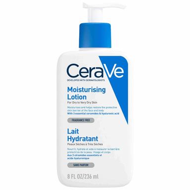 ژل شستشو صورت سراوی مدل Hydrate Lotion مناسب پوست خشک حجم 236 میلی‌ لیتر