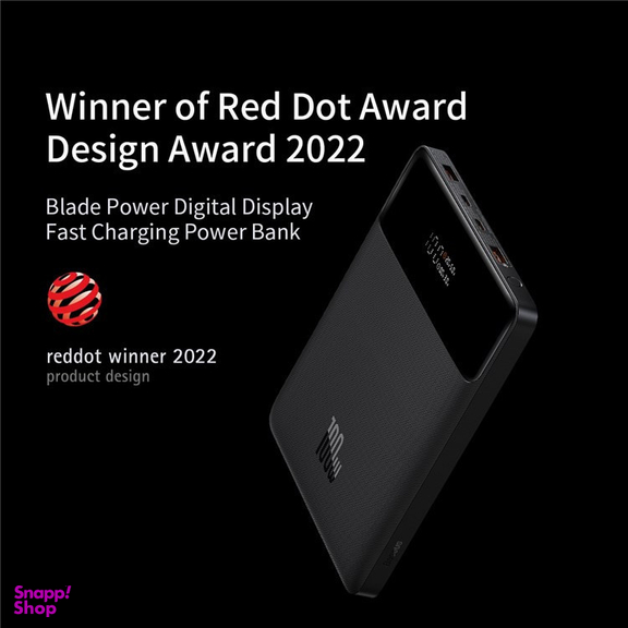 پاوربانک بیسوس مدل PPBL000201 100W ظرفیت 20000 میلی آمپر ساعت