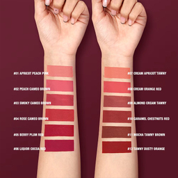 رژ لب مایع او تو او مدل Apricot Peach Pink شماره 01