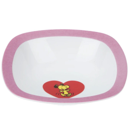 سرویس غذا خوری 5 پارچه کودک چینی زرین ایران سری کواترو مدل اسنوپی درجه عالی