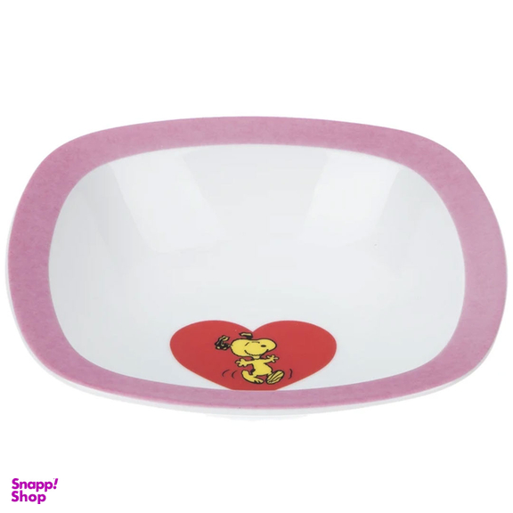 سرویس غذا خوری 5 پارچه کودک چینی زرین ایران سری کواترو مدل اسنوپی درجه عالی