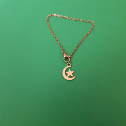 آویز ساعت زنانه مدل ماه و ستاره