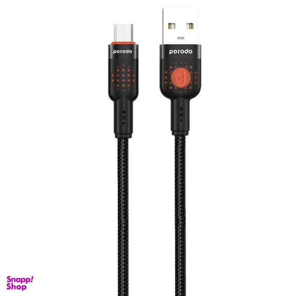 کابل دیتا USB به MicroUSB پرودو مدل Blue 3A طول 1.2 متر