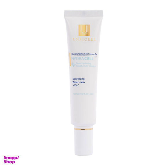 کرم ژل آبرسان آنژسل مدل Rich حاوی ویتامین C مناسب پوست های نرمال و خشک حجم 40 میلی لیتر