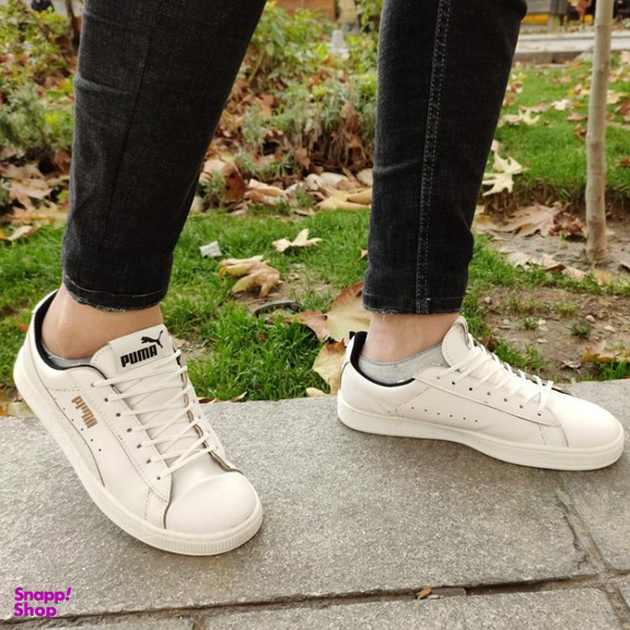 کفش پیاده روی طرح پوما کد 017 رنگ سفید