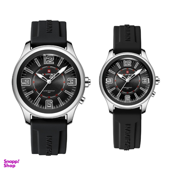 ست ساعت مچی عقربه ای زنانه و مردانه نیوی فورس مدل NF9256