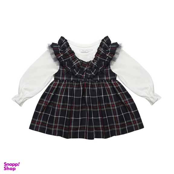 ست بلوز و سارافون دخترانه فیورلا مدل دلژین 23501