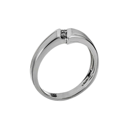 انگشتر طلا 18 عیار زنانه جواهری سون کد 2544