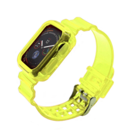 قاب و بند ساعت هوشمند جی شاک مدل پاستیلی رنگی مناسب اپل Watch 45 mm