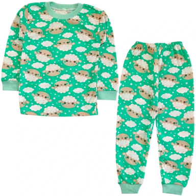 ست تیشرت آستین بلند و شلوار راحتی نوزادی مدل ببعی کد 4156 رنگ سبز