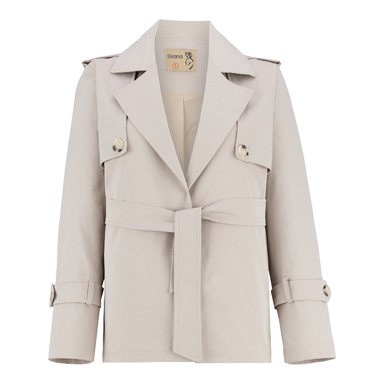 بارانی زنانه السانا مدل فرنوشا کد 230679 رنگ کرم