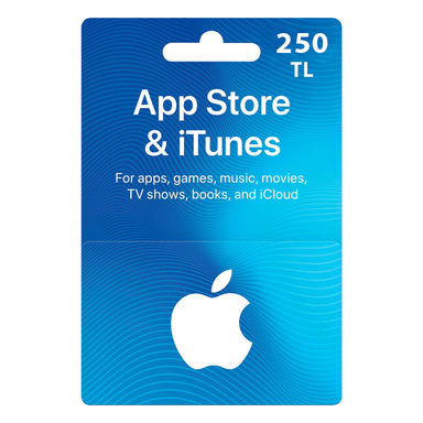 گیفت کارت 250 لیر اپل استور