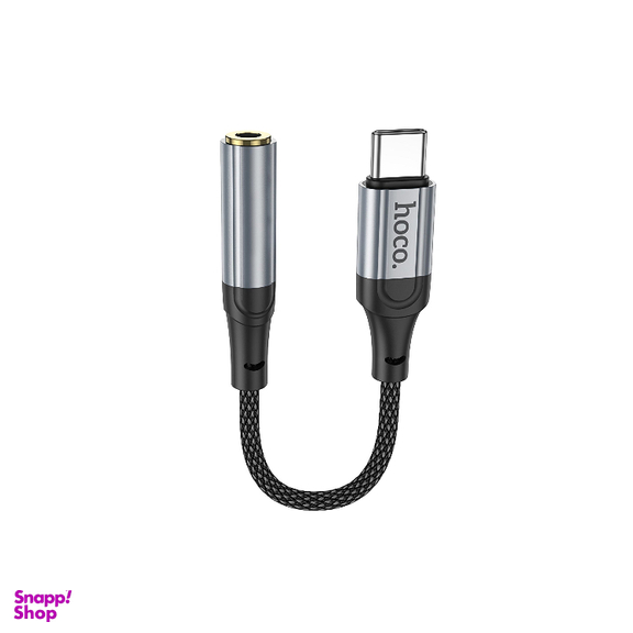 کابل تبدیل Type-C به Jack 3.5mm هوکو مدل LS36 طول 12 سانتی‌ متر