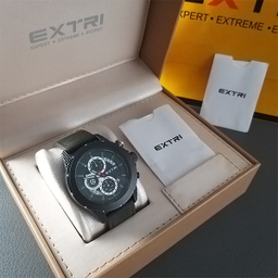 ساعت عقربه ای مردانه اکستری کد X6040-D رنگ مشکی سبز تیره