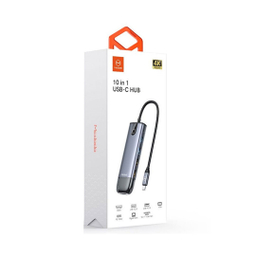 هاب 10 پورت USB-C مک دودو مدل HU-7420 طول 15 سانتی‌ متر