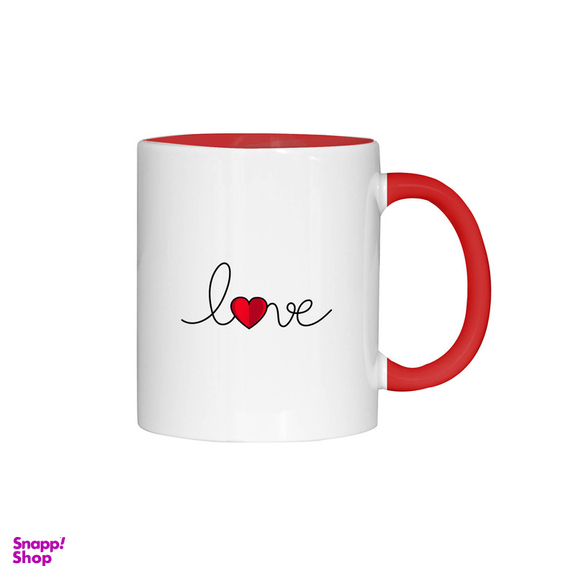 ماگ ژالینو طرح عشق و قلب کد 001