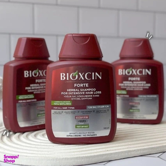 شامپو مو ضد ریزش مو و تقویت کننده مو بیوکسین مدل Forte Herbal shampoo حجم 300 میلیلیتر