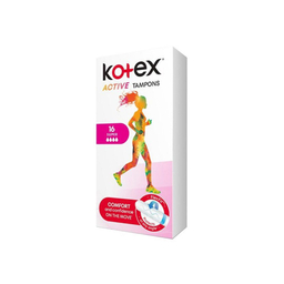 تامپون کوتکس مدل Active Super بسته 16 عددی