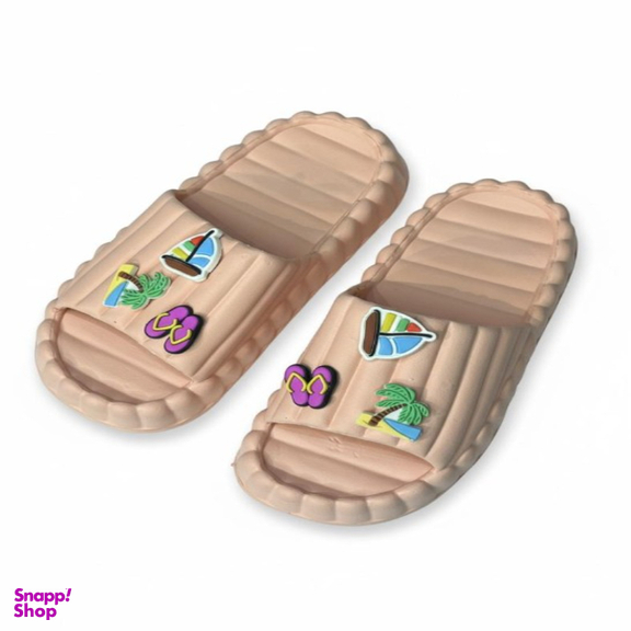 دمپایی زنانه طرح الیس سارگل رنگ گلبهی