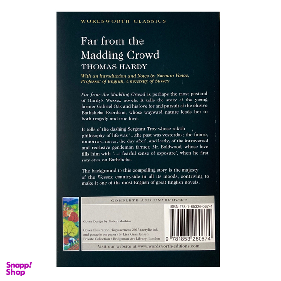 کتاب Far from the Madding Crowd اثر توماس هاردی انتشارات وردز ورث ادیشن