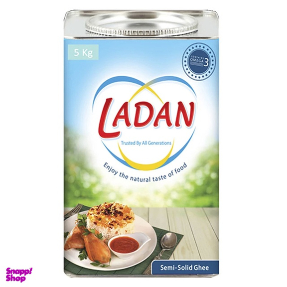 روغن نیمه جامد لادن وزن 5 کیلوگرم