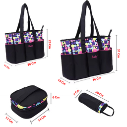 کیف لوازم کودک کد AN050 مجموعه 5 عددی