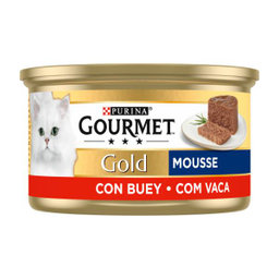 کنسرو گربه گورمت مدل پته گوشت وزن 85 گرم بسته 2 عددی