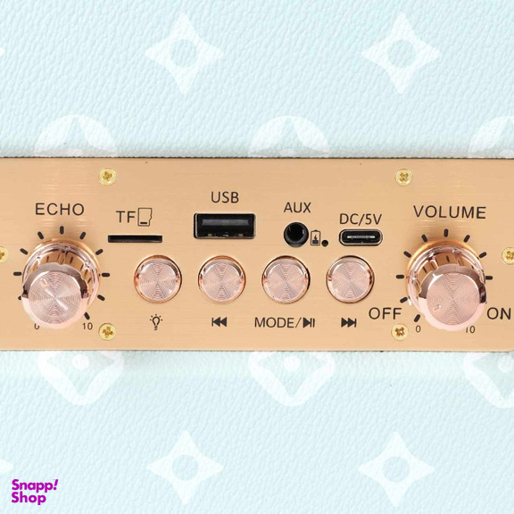 اسپیکر بلوتوثی قابل حمل ترانیو مدل T-BS60 به همراه میکروفون