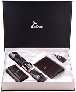 ست هدیه مردانه چرم بارز کد DS54