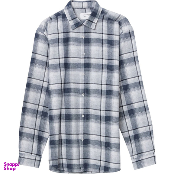 پیراهن آستین بلند یقه برگردان مردانه ال سی وایکیکی مدل چارخونه