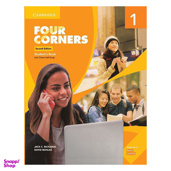 کتاب FOUR CORNERS 1 2nd اثر JACK C.RICHARDS AND DAVID BOHLKE انتشارات Cambridge به همراه سی دی