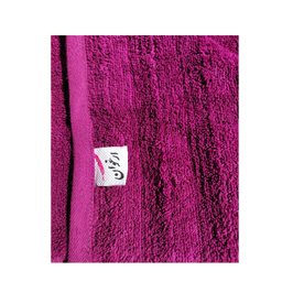 حوله حمام ارغوان مدل موجی سایز 80x140 سانتی‌ متر