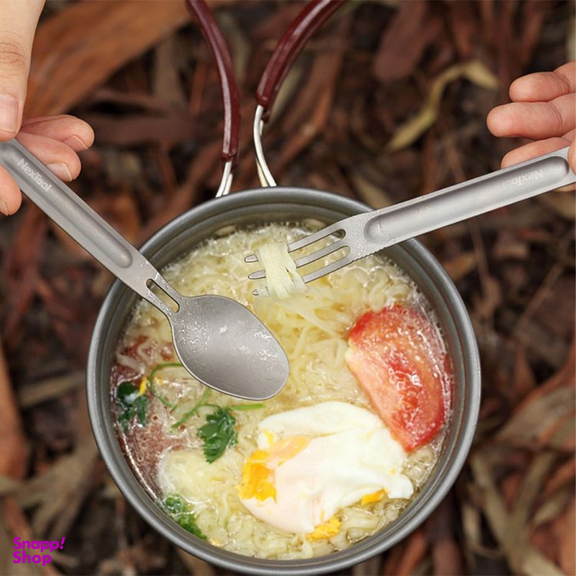ست قاشق و چنگال تیتانیوم نکس تول مدل Titanium Tableware Set