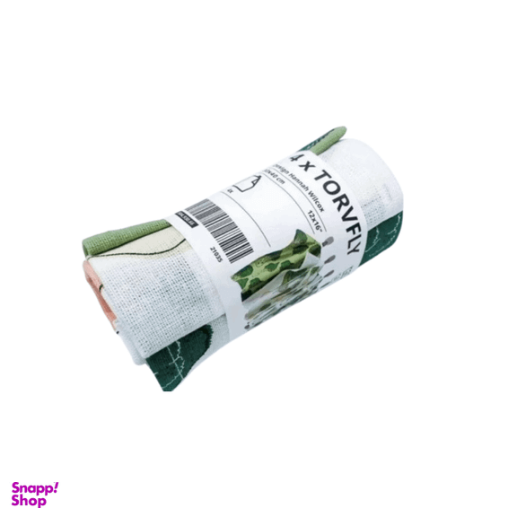 دستمال نخی ایکیا مدل TORVFLY بسته 4 عددی