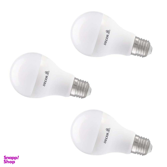 لامپ ال ای دی 10 وات دلتا مدل رنگی بسته 3 عددی