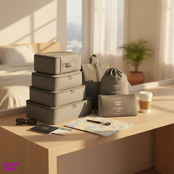 نظم دهنده ساک و چمدان مای هوم مدل کلاسیک بسته 7 عددی