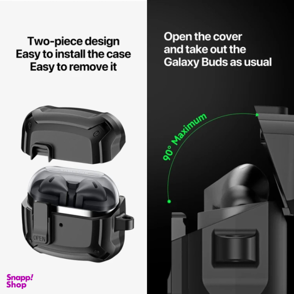 کاور ایرفون دوکس دوکیس مدل SECH مناسب هدفون بلوتوثی سامسونگ Galaxy Buds 3 / Buds 3 Pro